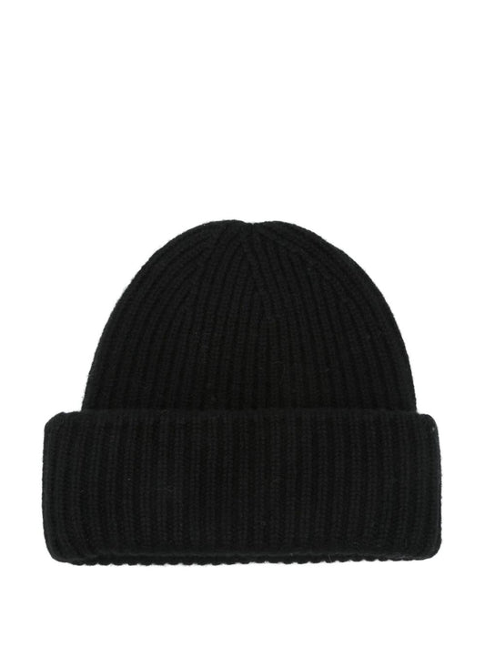 Soft Goat Cashmere ribbed beanie