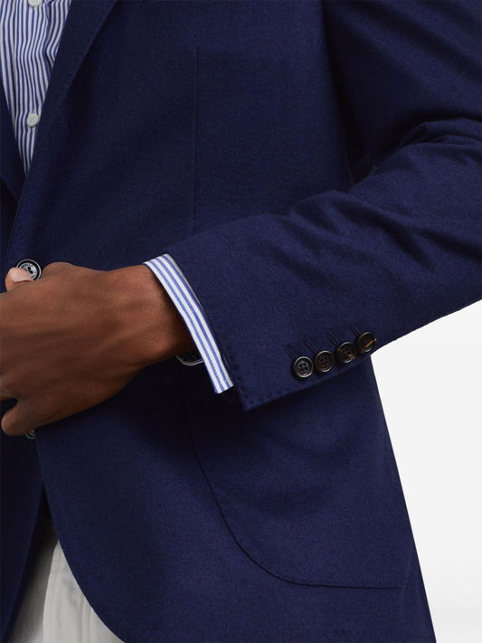 Brunello Cucinelli Single-breasted cashmere blazer