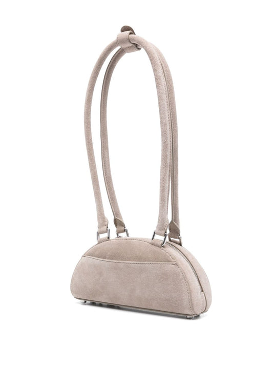 Self-Portrait Suede mini shoulder bag