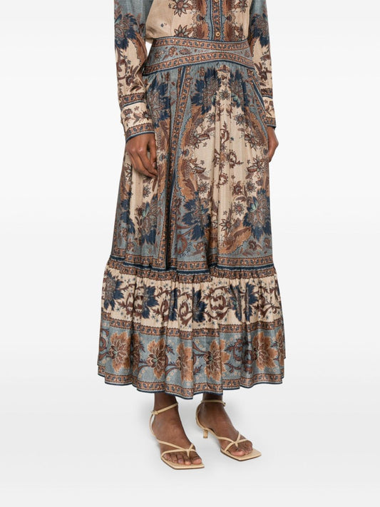 Zimmermann Skirts Blue
