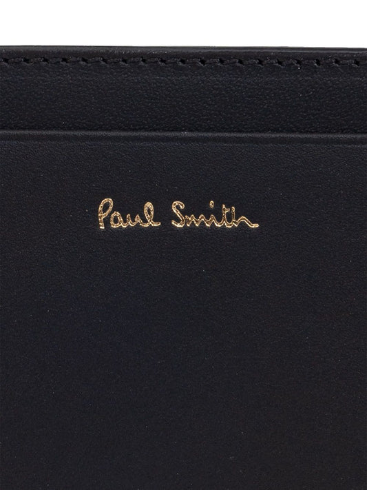 Paul Smith Signature Stripe leather card case