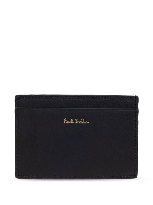 Paul Smith Signature Stripe leather card case