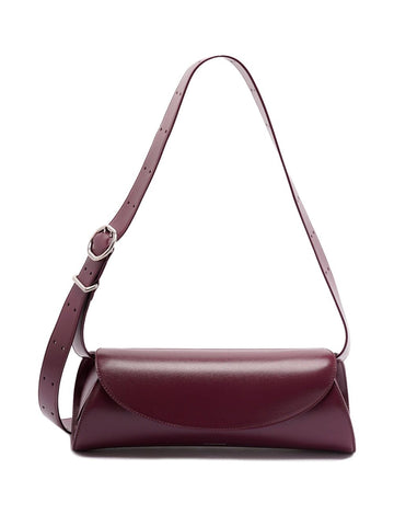 Jil Sander Cannolo small leather shoulder bag