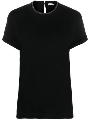 Brunello Cucinelli Round-neck short-sleeve T-shirt