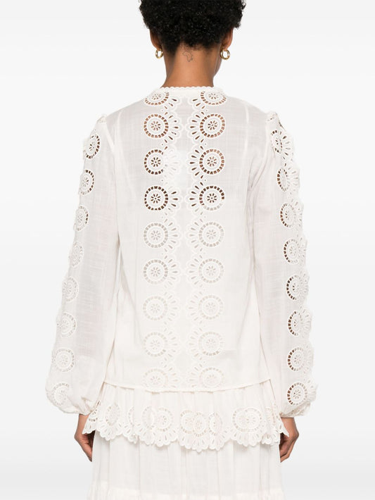 Zimmermann Lucky embroidered blouse