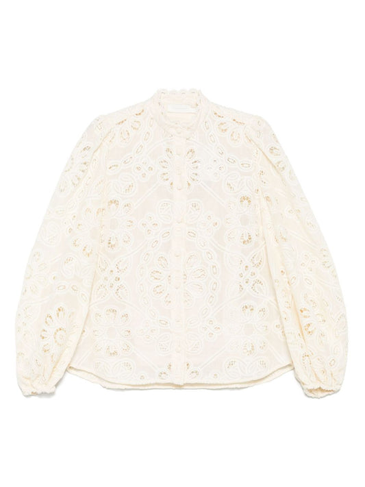 Zimmermann Shirts Ivory