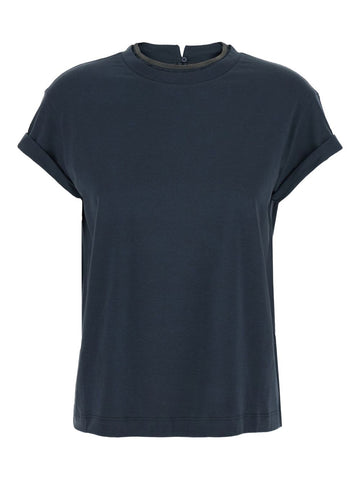 Brunello Cucinelli Embellished crewneck t-shirt