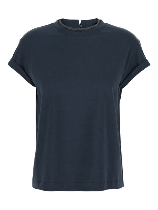Brunello Cucinelli Embellished crewneck t-shirt