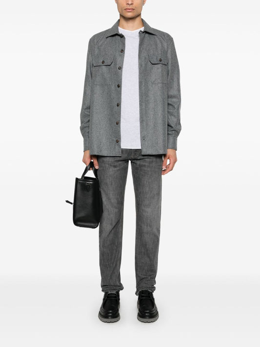 Brunello Cucinelli Shirts Grey