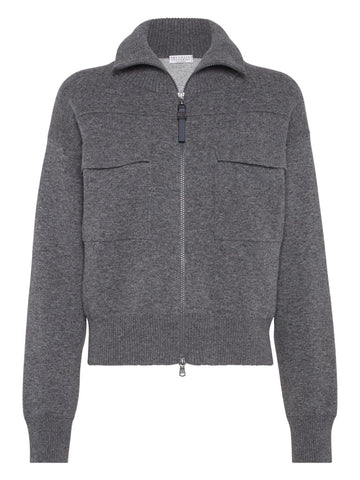 Brunello Cucinelli Sweaters Grey