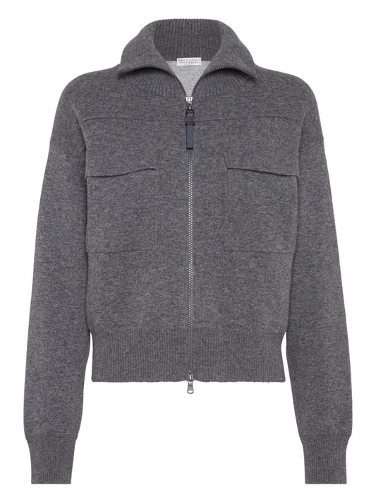 Brunello Cucinelli Sweaters Grey