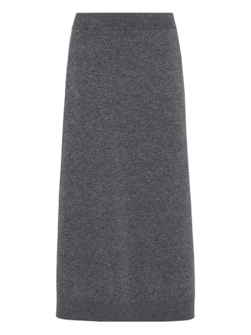 Brunello Cucinelli Midi skirt in double cashmere knit