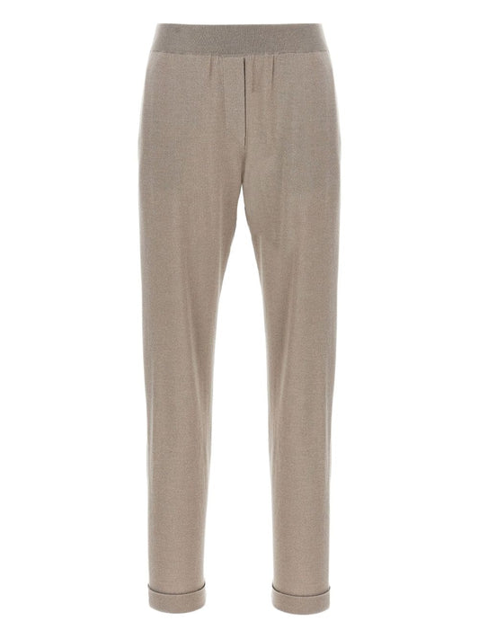 Brunello Cucinelli Lurex-detail trousers