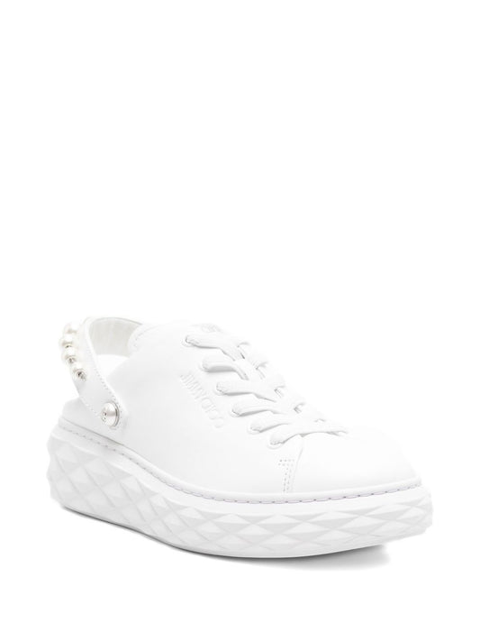 Jimmy Choo 50mm pearl-slingback platform sneakers