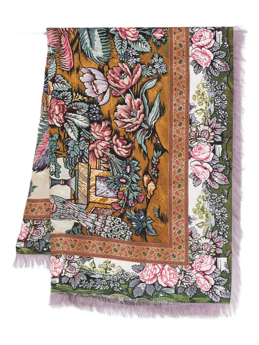 Pierre Louis Mascia Printed silk scarf
