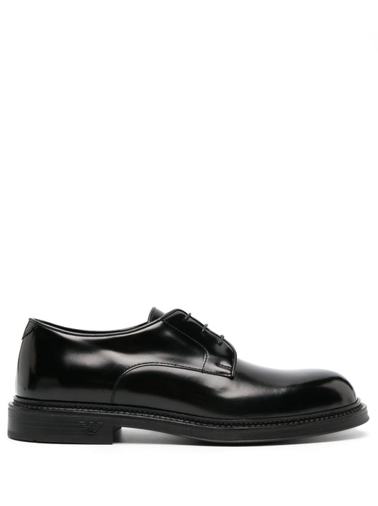 EMPORIO ARMANI EXCLUSIVE Derby shoes in buffed leather