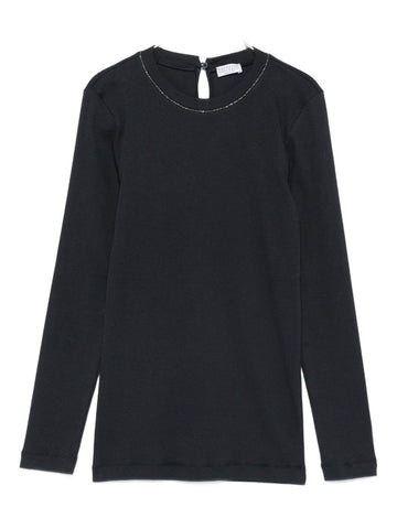 Brunello Cucinelli Monili chain cotton jumper