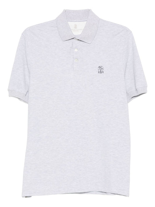 Brunello Cucinelli Stretch-jersey polo shirt