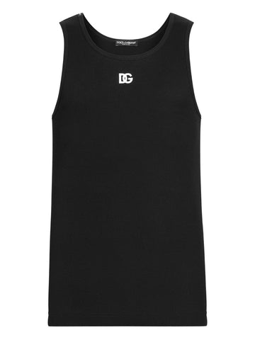 Dolce & Gabbana Logo cotton tank top