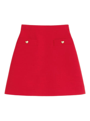 Valentino Crepe Couture Skirt