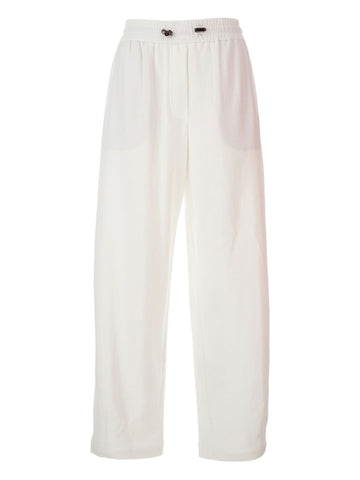 Brunello Cucinelli Trousers With Elastic Drawstring Waist