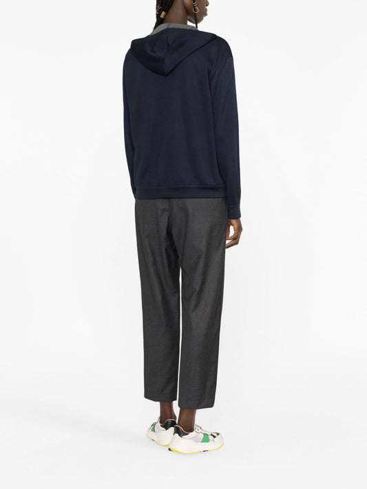 Brunello Cucinelli Monili chain zipped hoodie