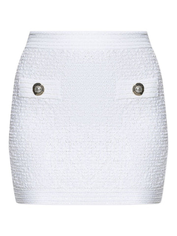 Balmain Tweed Mini Skirt