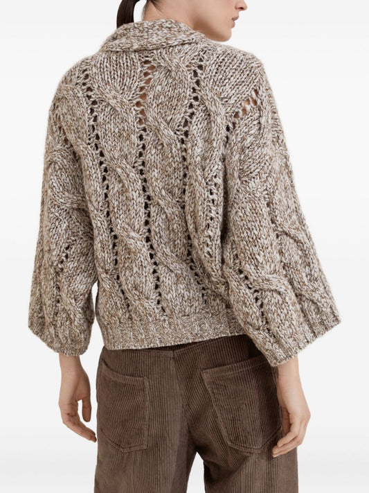 Brunello Cucinelli Chunky-knit cardigan