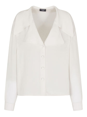 Emporio Armani Icon double silk georgette shirt