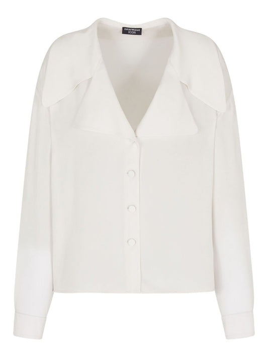 Emporio Armani Icon double silk georgette shirt