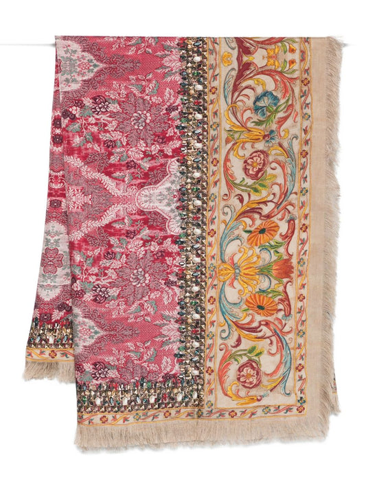 Pierre Louis Mascia Printed silk scarf