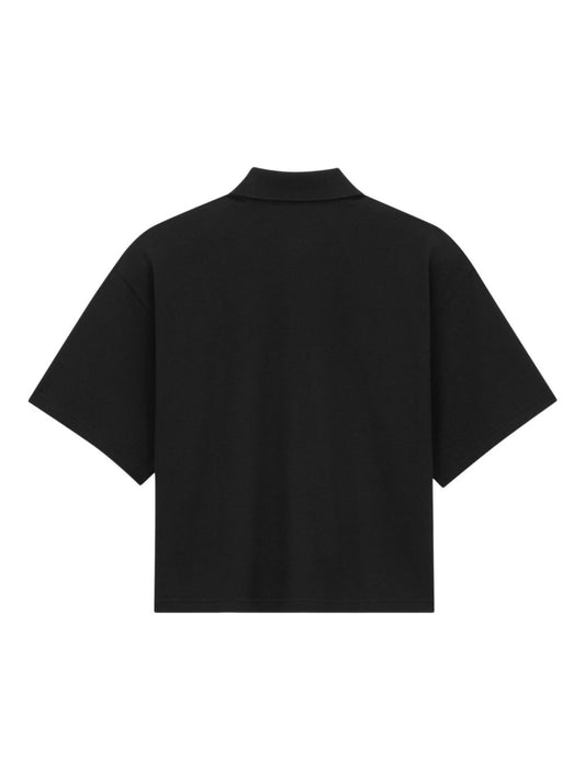 Saint Laurent Cassandre piqué polo shirt