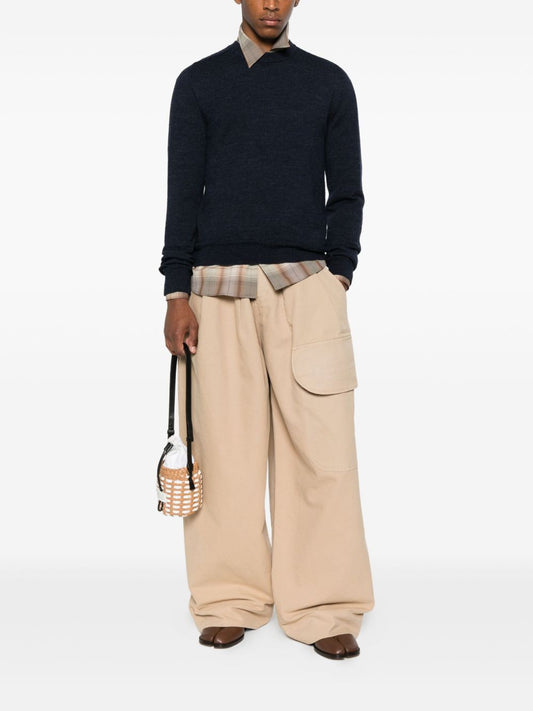 Maison Margiela Elbow-patch wool sweater