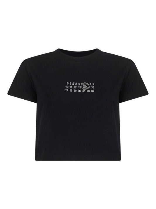 MM6 Maison Margiela T-shirts and Polos Black