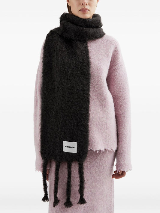 Jil Sander Plus Wool blend scarf