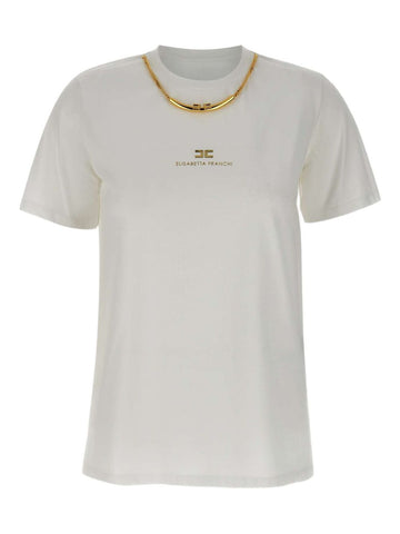 Elisabetta Franchi T-shirts and Polos White