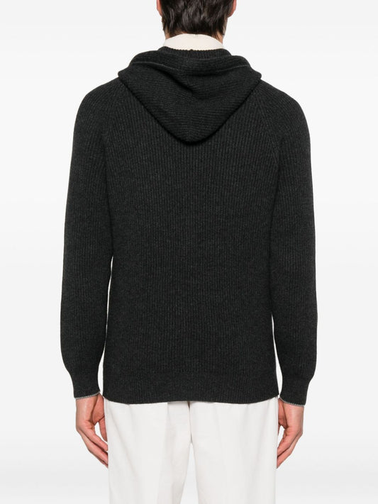 Brunello Cucinelli Zip-up hooded cardigan