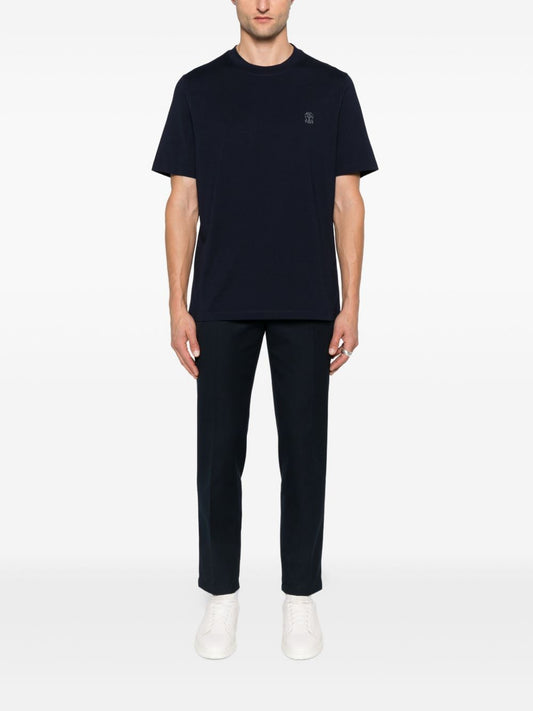 Brunello Cucinelli Logo-print cotton T-shirt