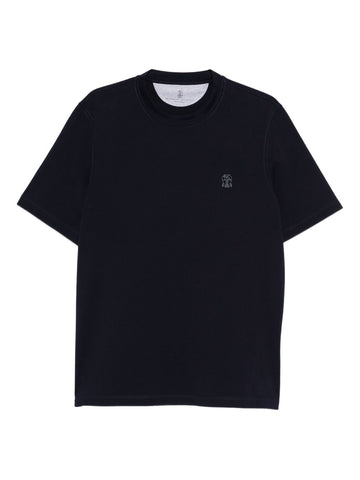 Brunello Cucinelli Logo-print cotton T-shirt