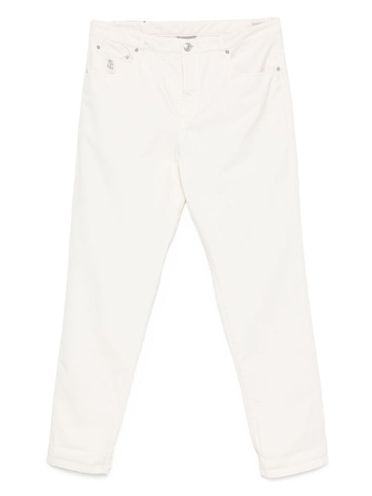 Brunello Cucinelli Trousers White
