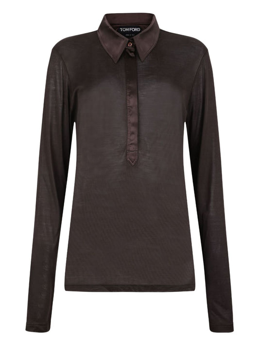 Tom Ford T-shirts and Polos Brown