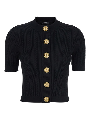 Balmain 4-pocket knitted cardigan