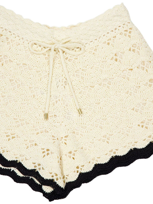Zimmermann Rhiannon Crochet Shorts