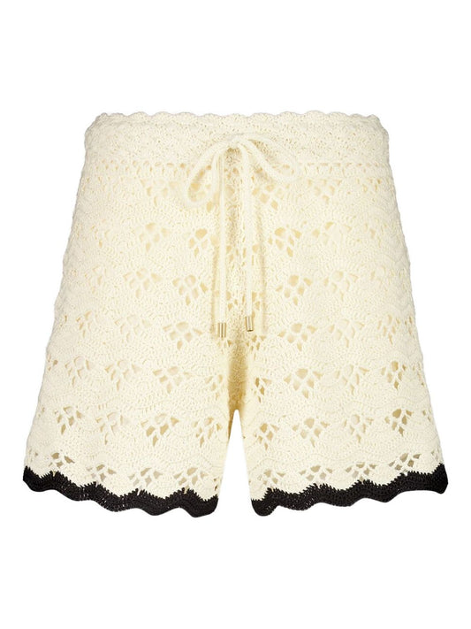 Zimmermann Rhiannon Crochet Shorts