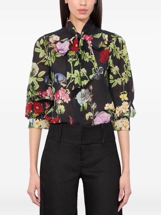 Alice + Olivia Shirts Black