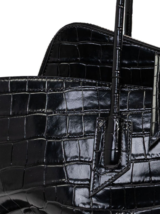 The Attico crocodile-effect tote bag