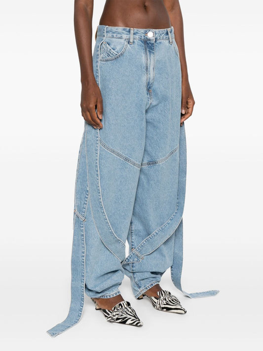 The Attico Jeans Clear Blue