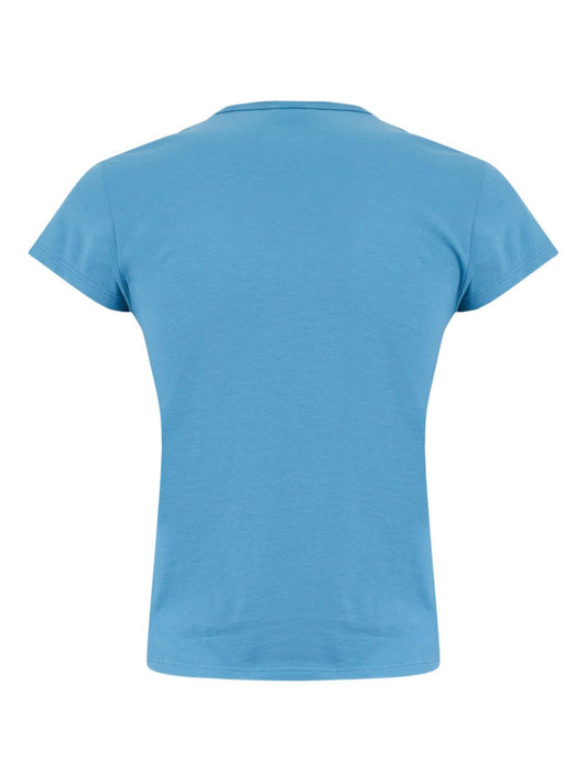 The Attico T-shirts and Polos Clear Blue