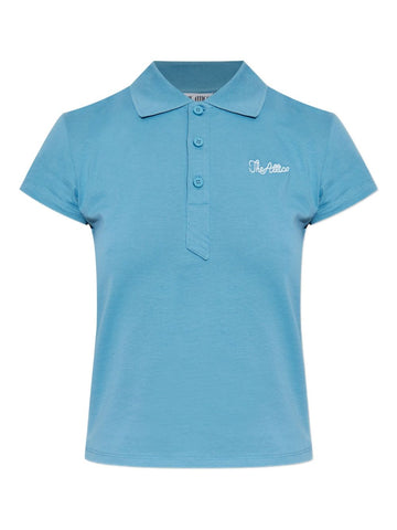 The Attico T-shirts and Polos Clear Blue