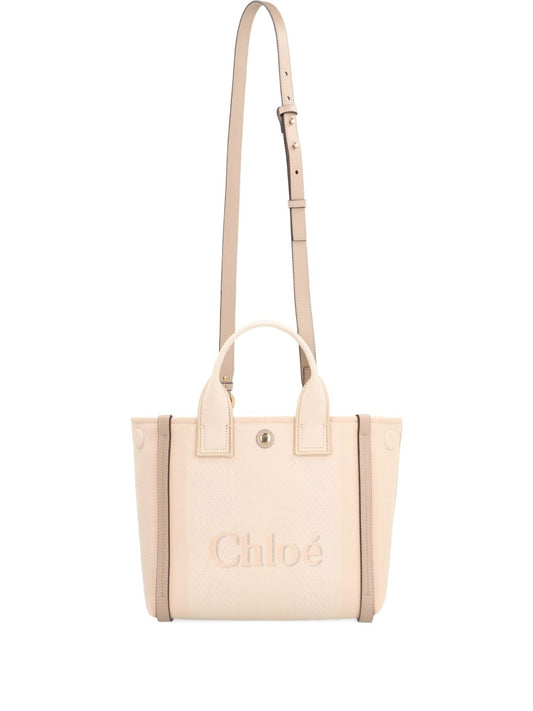 Chloé small canvas tote bag
